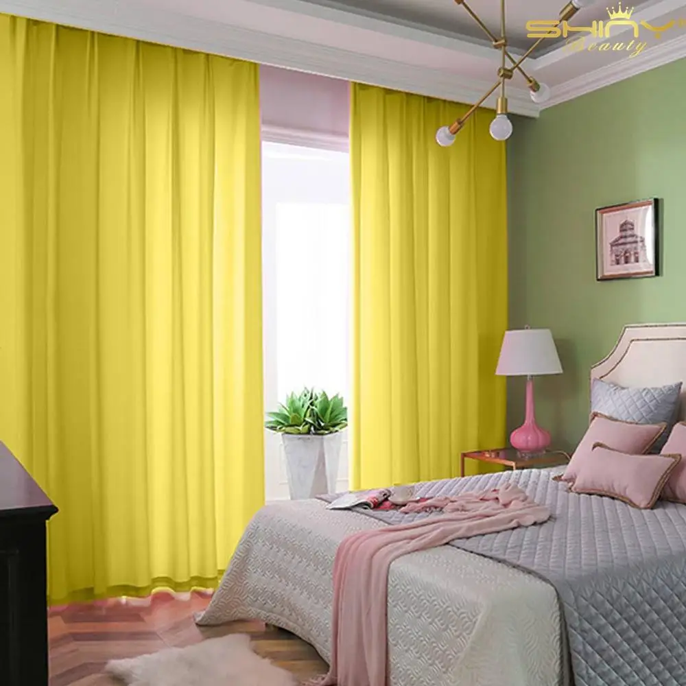 Solid Color Short Window Curtain 2 4ftx6 25ft Chiffon Backdrop