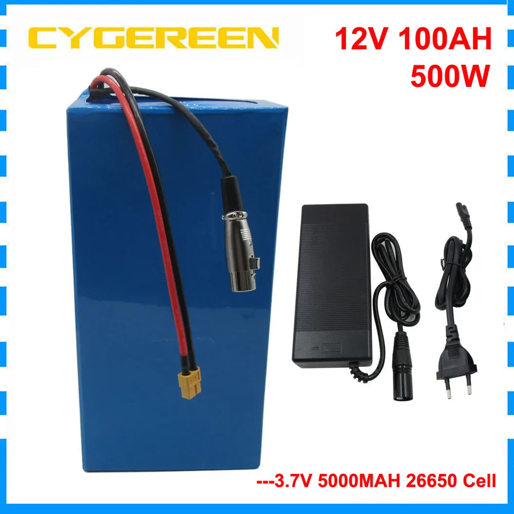 Batteria al litio Ebike 500W 12 V 100AH 12 Volt 3S 80AH 50AH Li ion UPS