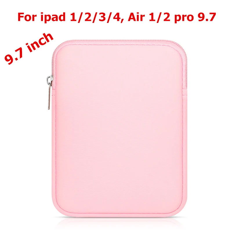 Мягкие планшеты гильзы сумка для iPad Mini 1/2/3/4 Air 1/2 крышка чехол для iPad Pro 9,7 нового iPad / 9,7 для чтения электронных книг 6 - Цвет: 9.7 inch pink