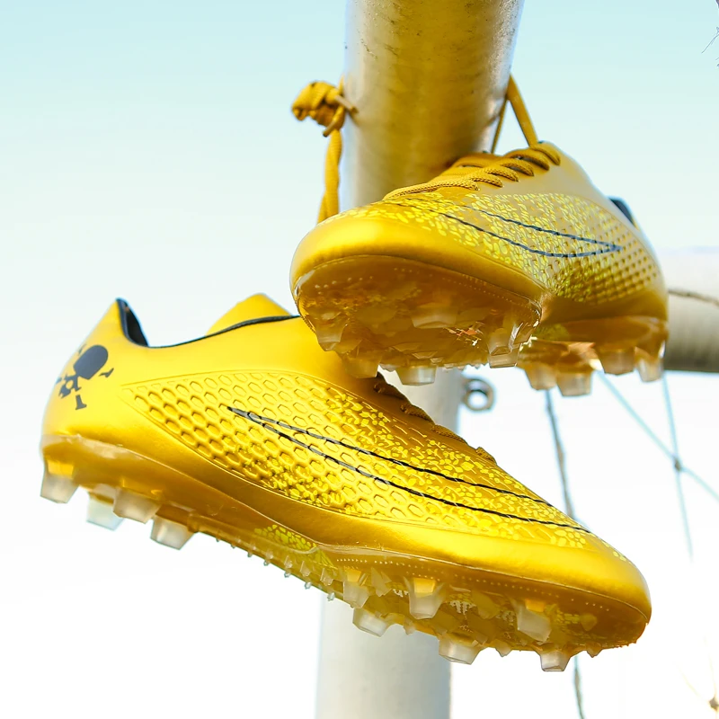 

Children's soccer shoes men's non-slip lightweight durable rebound anti-shock spikes student training sports shoes women