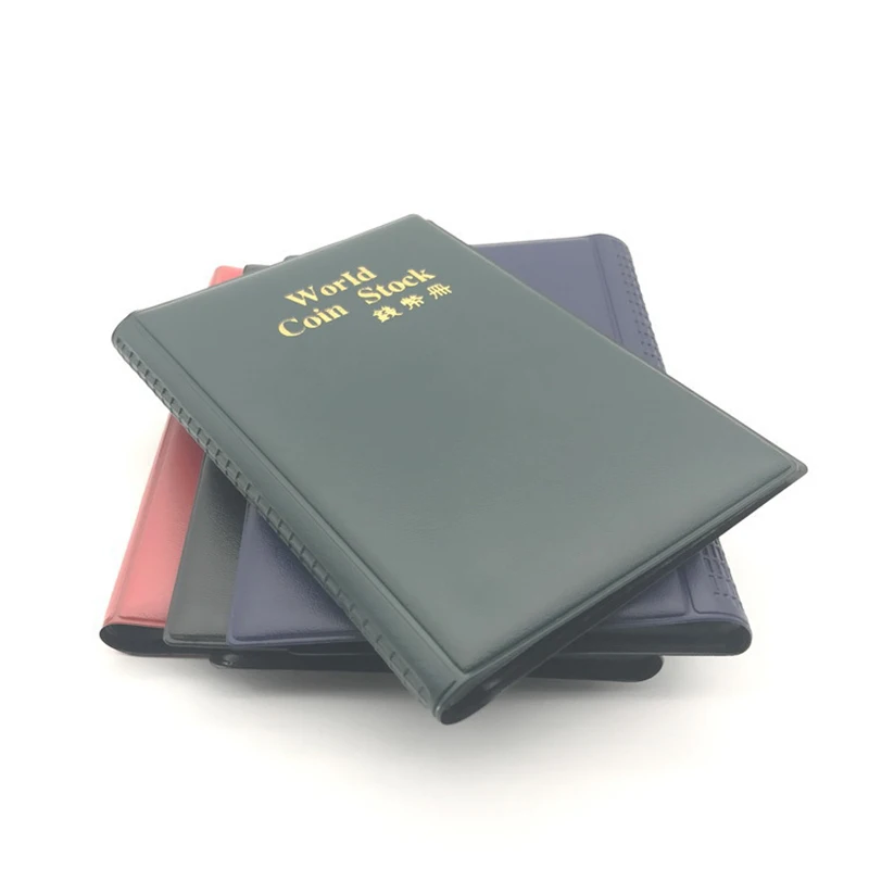 

120-grid Pocket Edition Coin Book Copper Money Coin Commemorative Coin Protection Collection Worid Coin Stock Office Folder