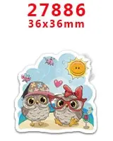 27886 30 шт мультяшный персонаж плоское украшение из смолы PR 27388 - Цвет: 27886