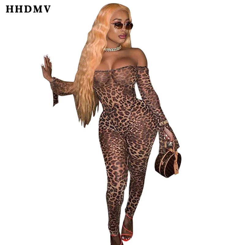 HHDMV SN4831 reduction of age sexy tribal peoples style jumpsuits long sleeve card shoulder printed jumpsuits long pants