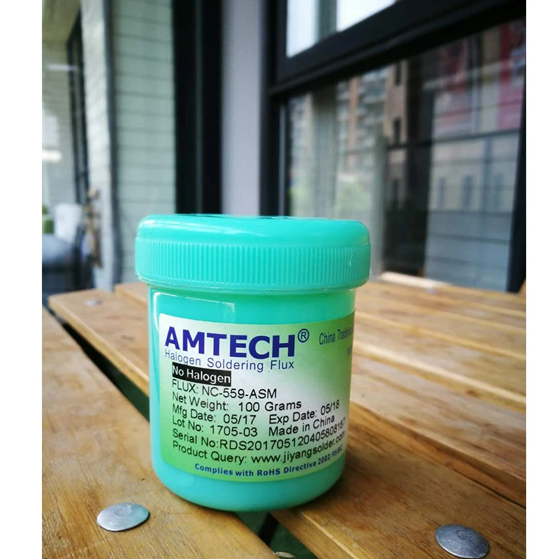  Solder paste AMTECH Nc-559-asm 100g Leaded Free Soldering Flux Welding Paste Flux 559  Nc-559 soldering iron Soldering paste 