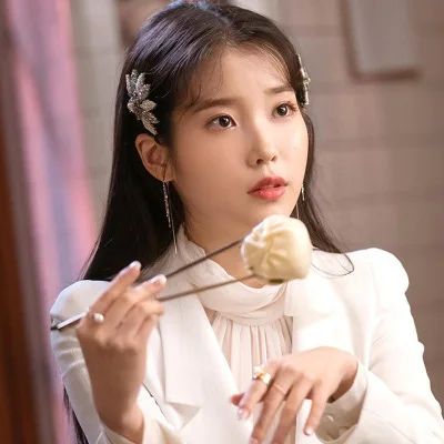DEL LUNA отель IU корейский dramas серебро ТВ Модные кисточки личность серьги для женщин