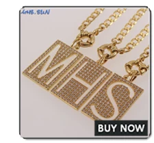 MHS.SUN New Design Anchor Pendant Necklace Bracelet For Women Chunky Link Chain Necklace Bangle Hip Hop Jewelry For Gift 1PC