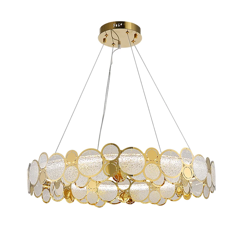Postmodern Luxury LED Chandelier For Living Dining Room Bedroom Simple Fixtures Restaurant Clothing Store New Glass Hanging Lamp | Лампы и