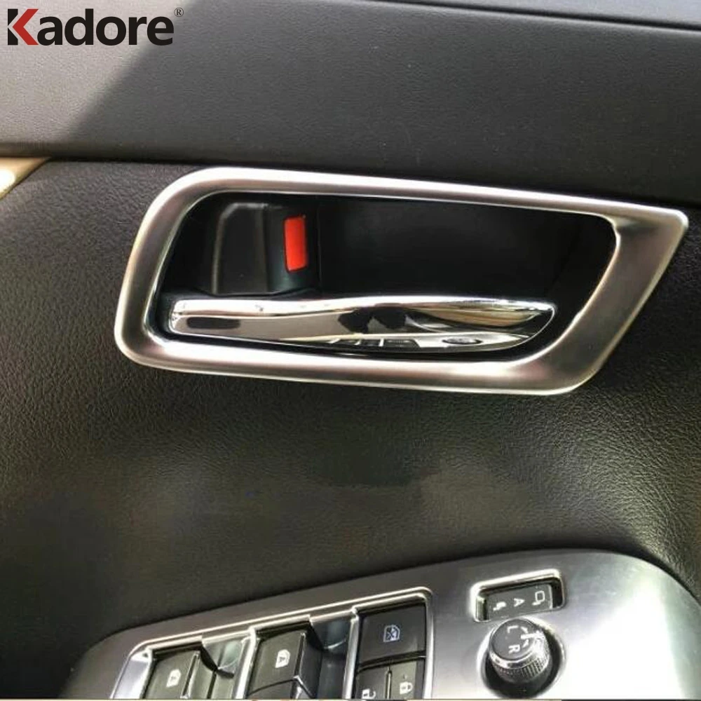 Для Toyota Alphard Vellfire 2016 2017 2018 ABS Матовая Внутренняя боковая дверная ручка Чаша