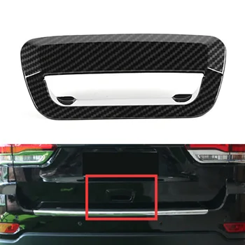 

Black Carbon Fiber Style Handle Bowl Cover For Jeep Grand Cherokee 2014-2020 Parts Replacement