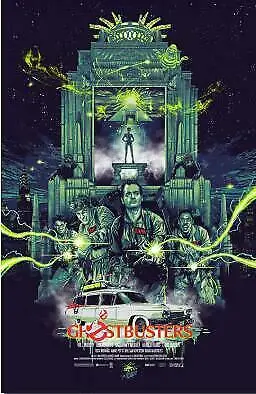 Ghostbusters 2 Ретро настенная живопись шелк ткань настенный художественный плакат