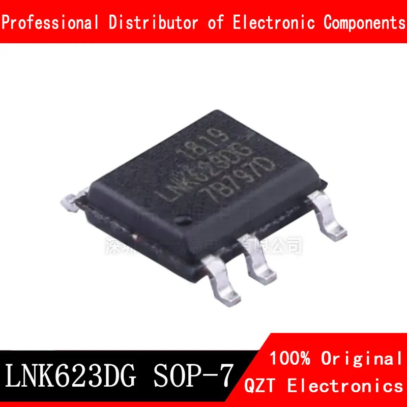 10pcs/lot LNK623DG LNK623 SOP-7 Power drive management chip new original In Stock 10pcs lot rz7889 sop 8 7889 sop motor forward and reverse drive chip new original in stock