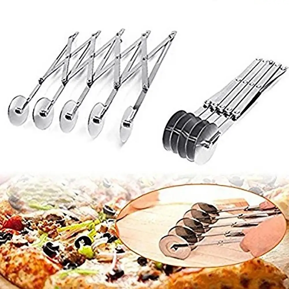 

New Arrival 3/5/7 Wheels Dough Divider Pizza Cutter Roller Pastry Knife Cake Baking Tool