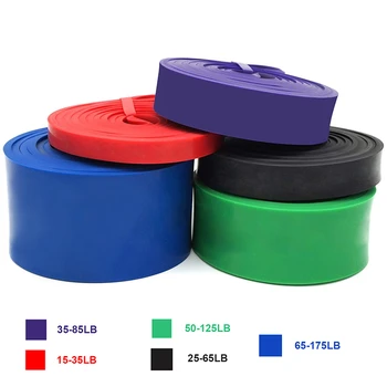 オンライン レジスタンスバンドアップループヘビーデューティフィットネスバンドセットヨガワークアウトstrengthingトレーニング弾性バンドループパンダ機器