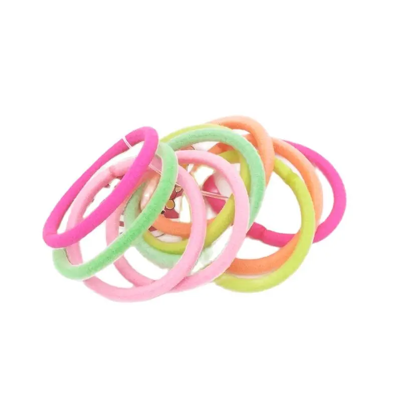 Lot 50 Pcs Size 3CM Elastic Ropes Child Girls Hair Bands Kids Accessories Tie Gum Ponytail Holder Rubber | Аксессуары для одежды