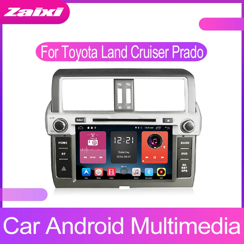 

For Toyota Land Cruiser Prado 150 2014-2017 Accessories GPS Navigation Car Android Multimedia Player System Radio HD IPS Screen