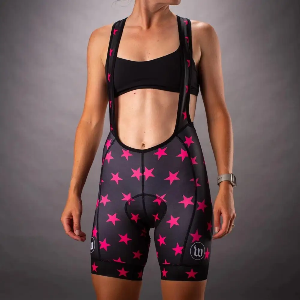 bib shorts 3 WATTIE Велоспорт Джерси Набор Женская велосипедная одежда рубашка с коротким рукавом велосипедная одежда спортивная одежда костюм велосипед нагрудник шорты 9d Pad - Цвет: bib shorts 3