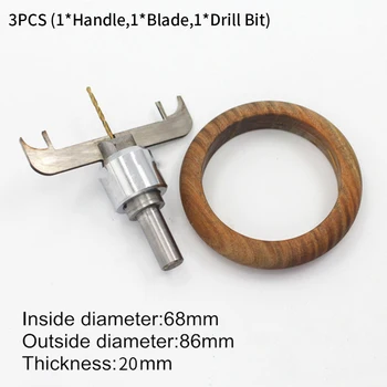 

Multifunction Wooden Bracelet Thick Ring Maker Milling Cutter Router Bit Wood Tools Drill Bits Household Garden Grinding Tools