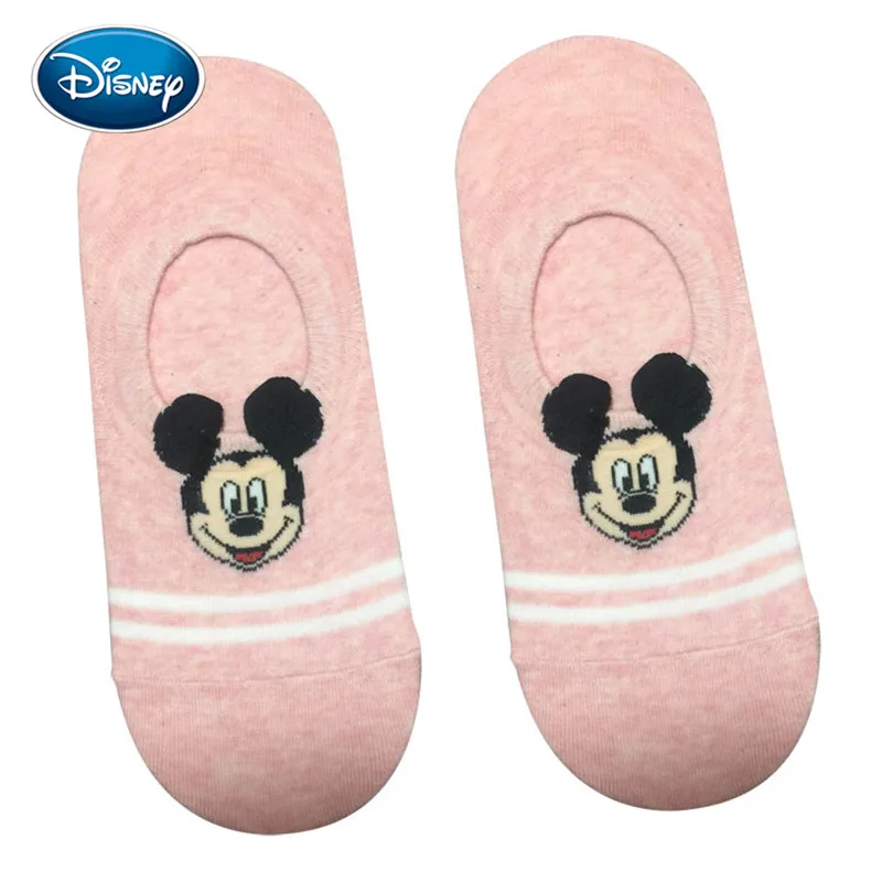 

Disney Cartoon Short Stocks Cotton Silicone Anti-Slip Strips Cartoon Mickey Parallel Bars Shallow Mouth Invisible Cotton Socks