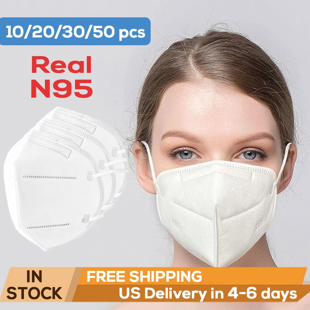 

NIOSH N95 Face Masks Respirators FDA CE Certificated Anti virus Safety Non-Woven Fabric with Filter 95% Filtration KN95 Masks