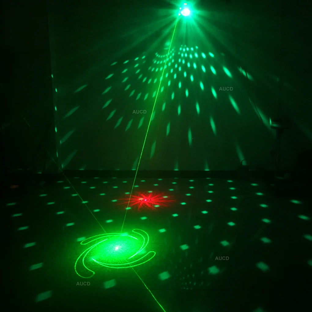AUCD дистанционный 4 глаз 30 больших узоров RGRG лазерные огни микс RGBW светодиодный диско-шар DMX проектор лампа DJ вечерние шоу сценическое