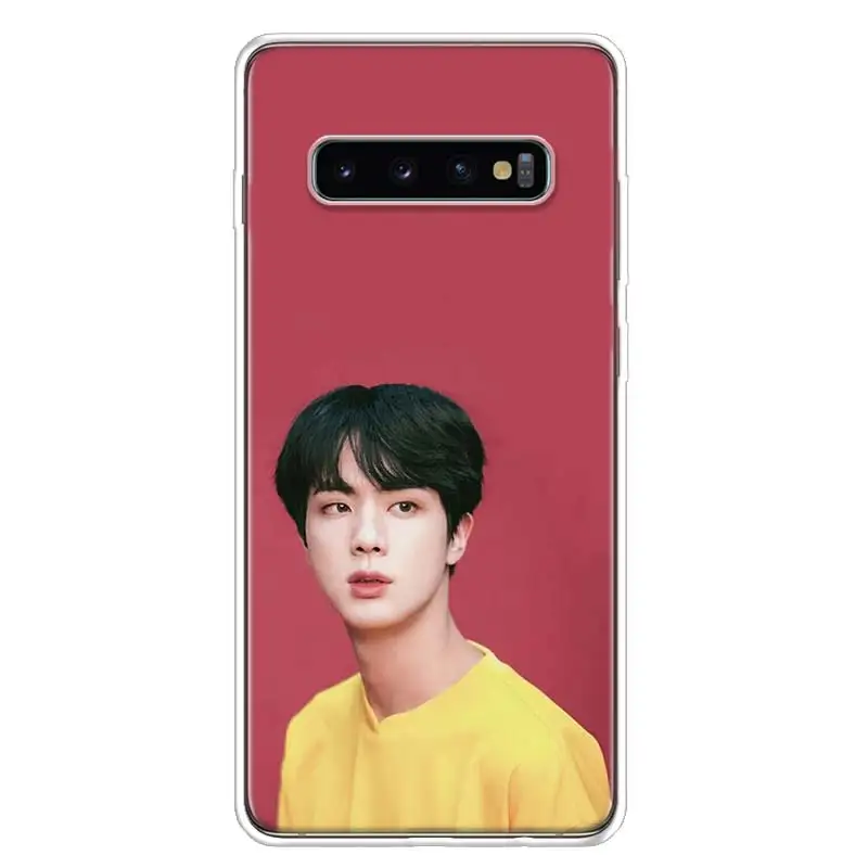 TW035-1 JIN Kim Seokjin kPop чехол для телефона samsung Galaxy S10+ Lite Note 10 9 8 S9 S8 J4 J6 J8 Plus S7 S6 чехол - Цвет: TW035-1