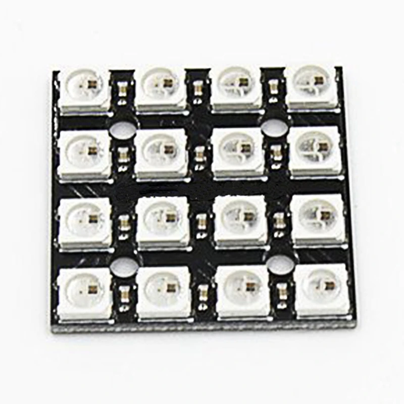 WS2812B 16-бит 4*4 Full Цвет 5050 цветная(RGB) панельная светодиодная лампочка RGB свет для Arduino