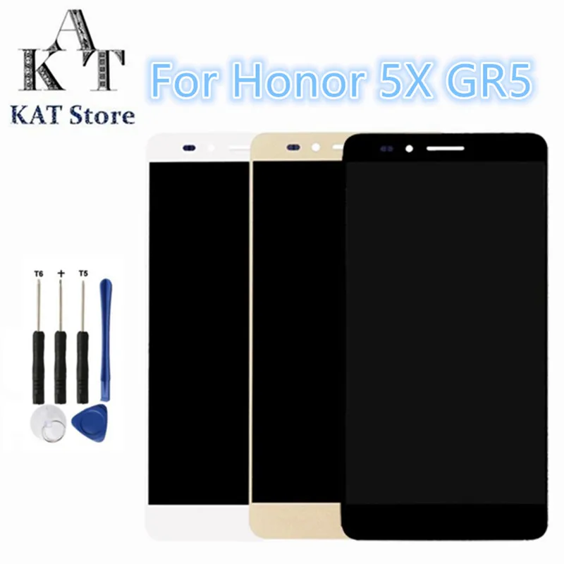 Замена ЖК-экрана для Huawei Honor 5X GR5 100% протестированный ЖК-дисплей сенсорный экран