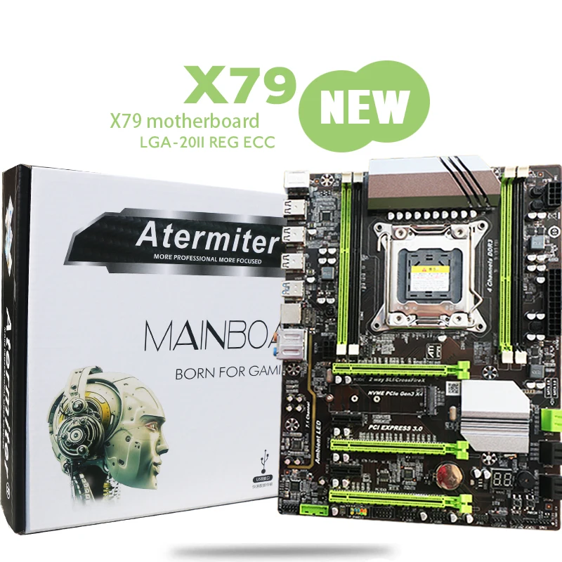 Материнская плата с процессором и оперативной памятью. Atermiter x79 turbo, lga2011. Atermiter инструкция. Материнская плата atermiter x79. Atermiter x99 turbo.