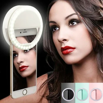 

36 LED Selfie Ring Light Mini Led Camera Ringlight for YouTube Video/Photography/TikTok Enhancing Fill Light For Phones Android