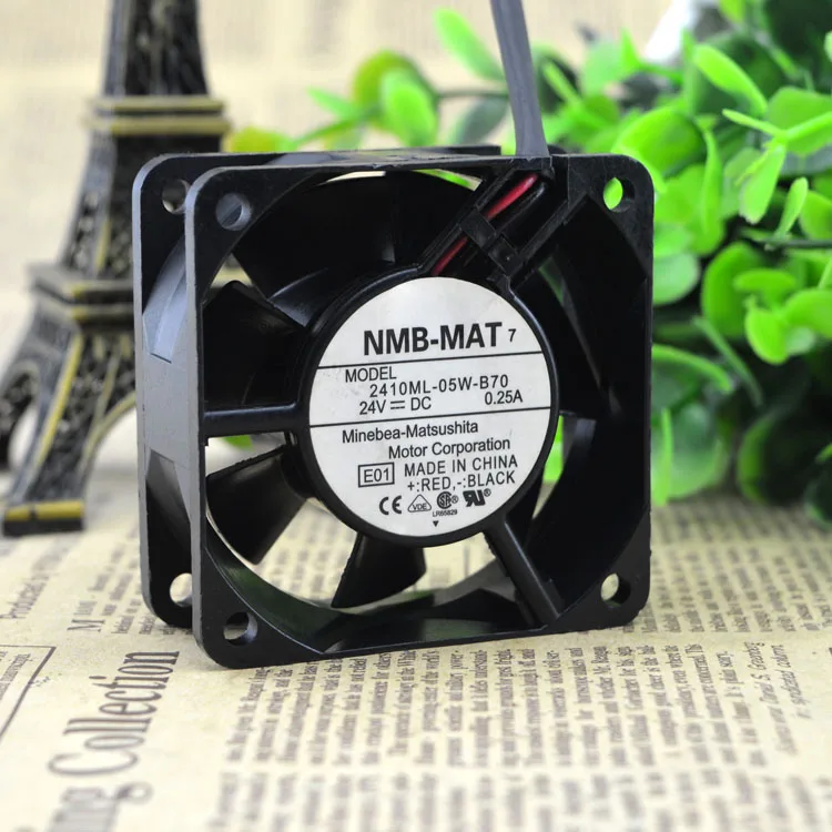 2410ML-05W-B70 24VDC 0.25A 60*60*25 мм защита двигателя охлаждения