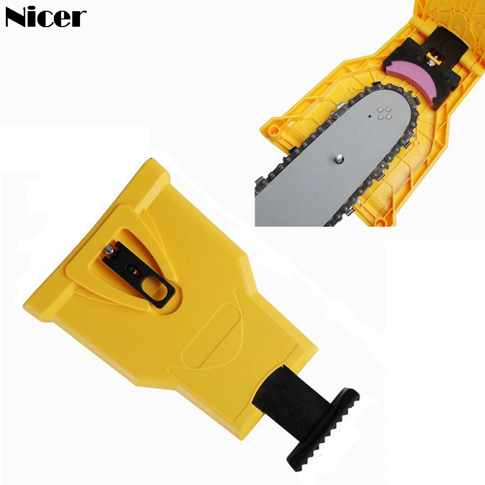 Portable Easy Chainsaw Teeth Power Chain Sharpener Bar-Mount for Woodworking US
