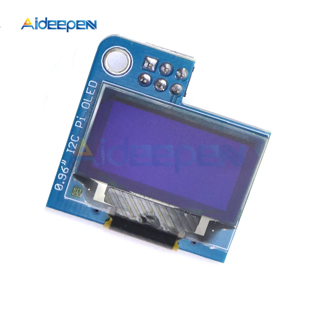 0 96 дюймовый OLED IIC Серийный белый дисплей модуль 128X64 I2C SSD1306 12864 плата с ЖК экраном