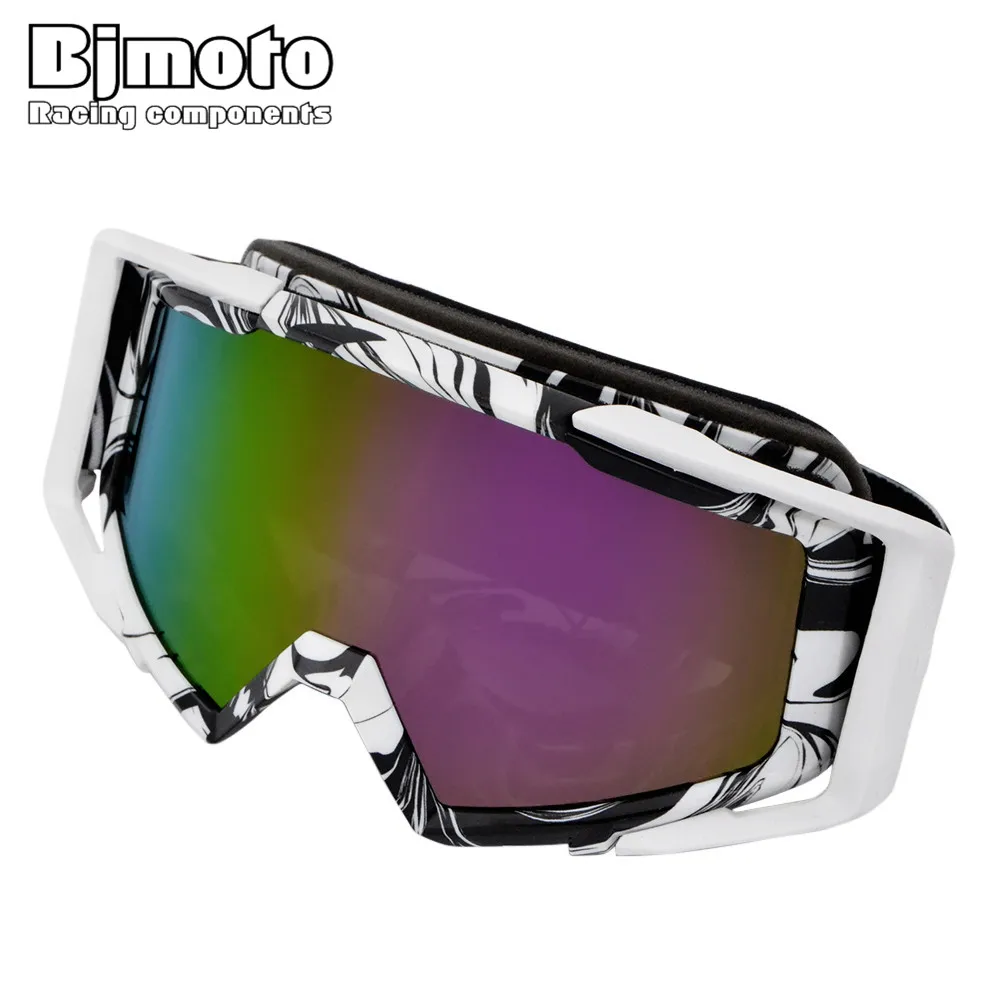 BJMOTO мотоциклетные уличные спортивные очки Регулируемые очки для мотокросса лыжные очки модные очки с УФ-защитой ATV mx очки линзы для велоспорта