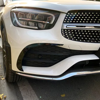 

For Mercedes Benz GLC Class GLC260 GLC300 2019 2020 Front Bumper Fender Stickers Trim Cover Accessories Car Styling