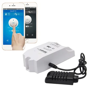 

SONOFF SI7021 Waterproof Sensor Temperature Humidity Monitoring APP Support Smart Switch Home High Accuracy Remote Control