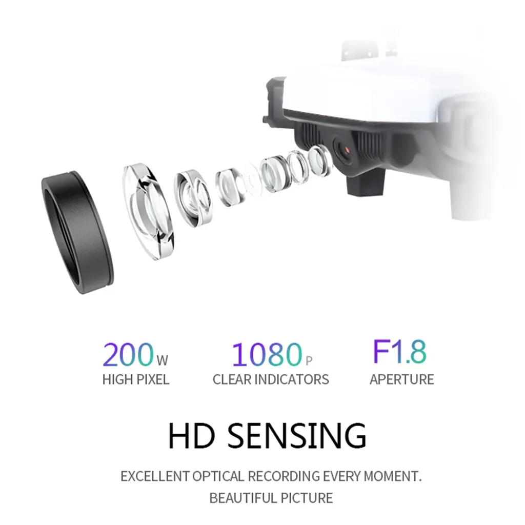 HDRC D8 складной Wi-Fi 1080P Дрон и камера HD Квадрокоптер 20 минут длительность полета T830