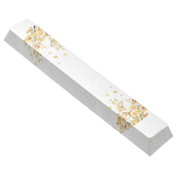 

PBT Space Keycaps Mechanical Keyboard DIY Keycap(6.25U Space Keycap)-Flower Language