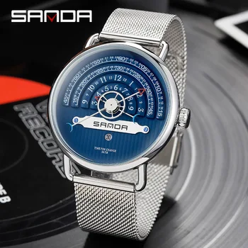 

New Fashion Creative Men Watches Personality Trend Big Dial Male Quartz Wrist Watch Manufacturers Relogio Masculino 2019