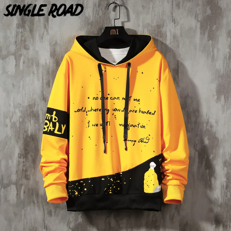 SingleRoad Oversized Mens Hoodies Men 2020 Graffiti Patchwork Sweatshirt Hip Hop Japanese Streetwear Harajuku Yellow Hoodie Men SingleRoad Oversized Mens Hoodies Men 2020 Graffiti Patchwork Sweatshirt Hip Hop Japanese Streetwear Harajuku Yellow Hoodie Men
