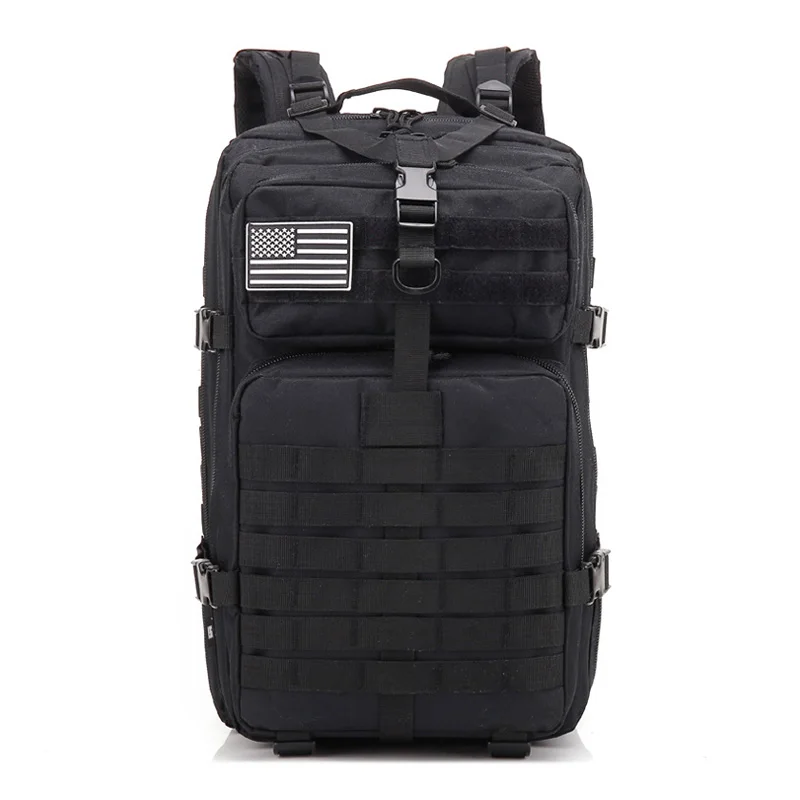 Обновленная 3P многофункциональная тактическая сумка-рюкзак, военный слинг, сумка через плечо, Mochila для альпинизма, пешего туризма, кемпинга - Цвет: Black
