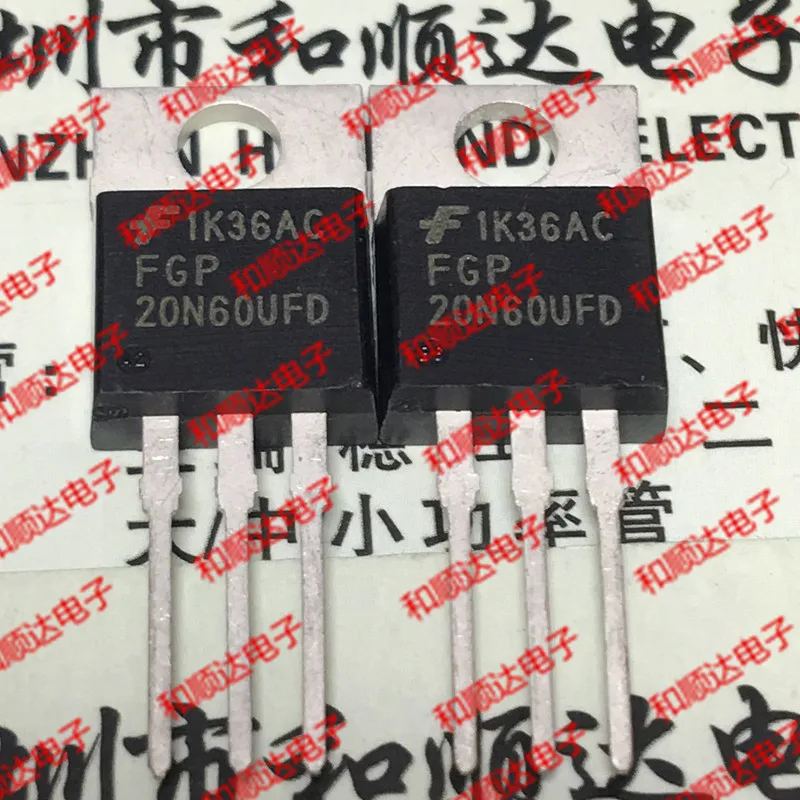 5 шт/FGP20N60UFD TO-220 600V 20A