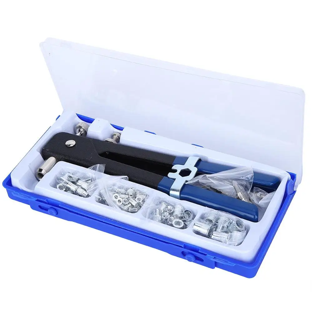 

86pcs M3-M8 Hand Riveter Nut Rivet Gun Kit Threaded Rive Tool with Nutsert Riveting Kit for Household Repair Tools