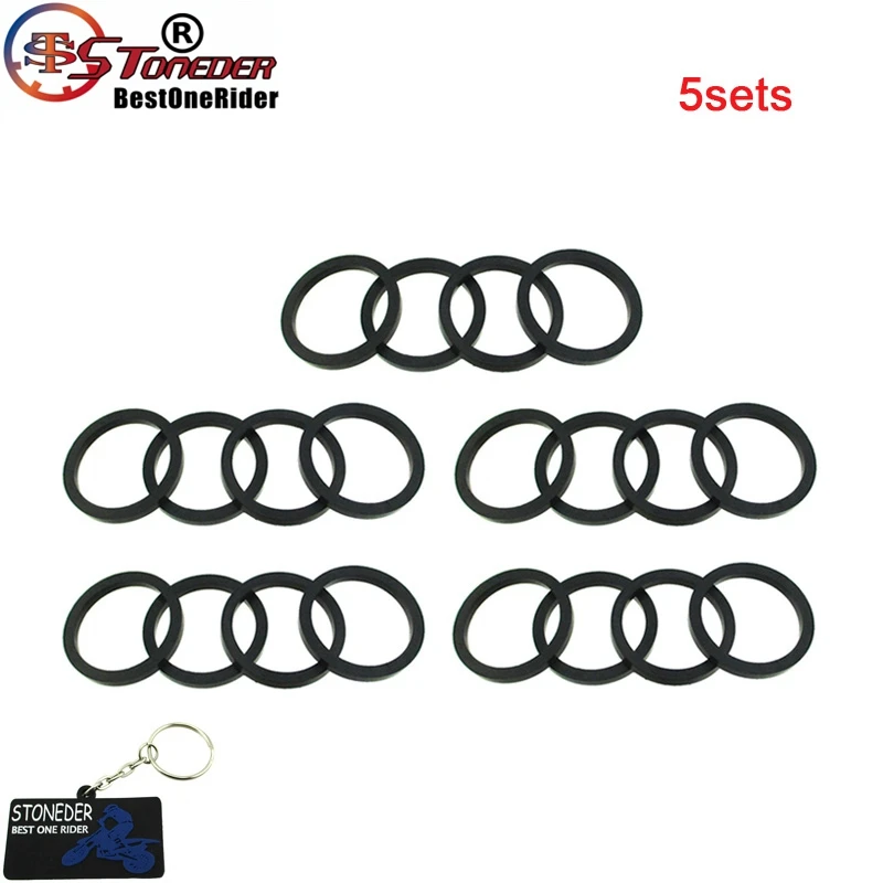 STONEDER Rubber Seal For 4 Piston 82mm Brake Caliper Pit Dirt Bike Scooter Moped | Автомобили и мотоциклы