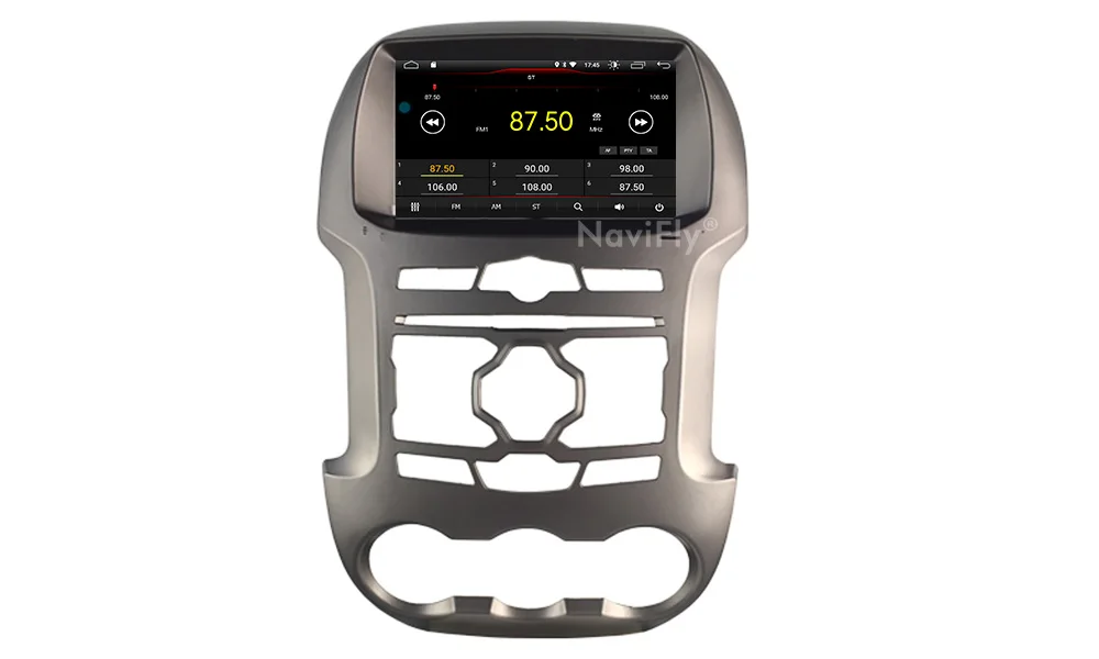 NaviFly 2 din Авто dvd-плеер Android 9,0 автомагнитола gps для Ford Ranger 2011- с Bluetooth HD сенсорным экраном Carplay DVR RDS