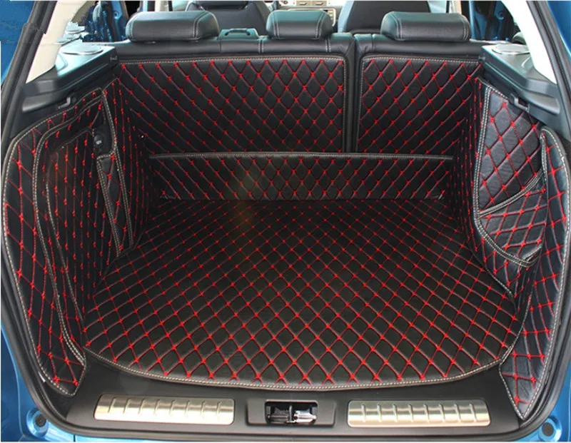 

High quality! Special car trunk mats for Land Rover Range Rover Evoque 4 door 2018-2012 waterproof boot carpets cargo liner mats