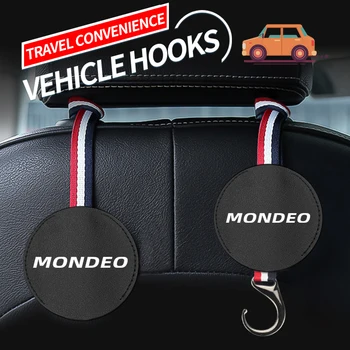 

1pcs Car seat leather decorative hook multifunctional universal storage debris hook for Ford Mondeo mk3 mk4 mk5 car Accessories