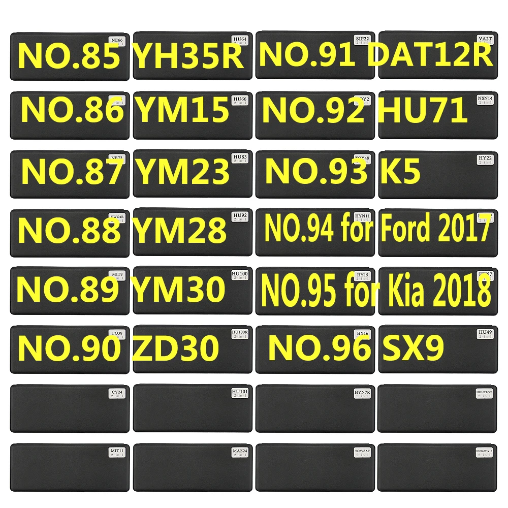 Инструмент Lishi 2 в 1 для Ford 2017 Kia 2018 85-96 YH35R YM15 YM23 YM28 YM30 ZD30 DAT12R HU71 K5 SX9 | Инструменты