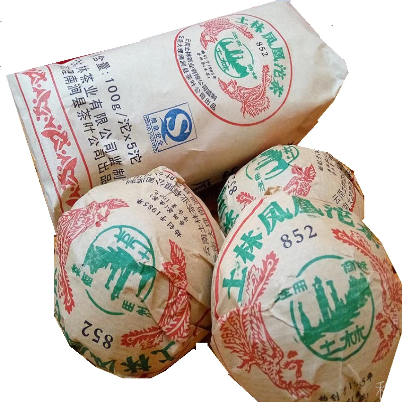 Yr Yunnan TuLin 852 сырой Pu erh 100 г Китайский Шэн для потери веса 2007|Чаедробильные машины| |