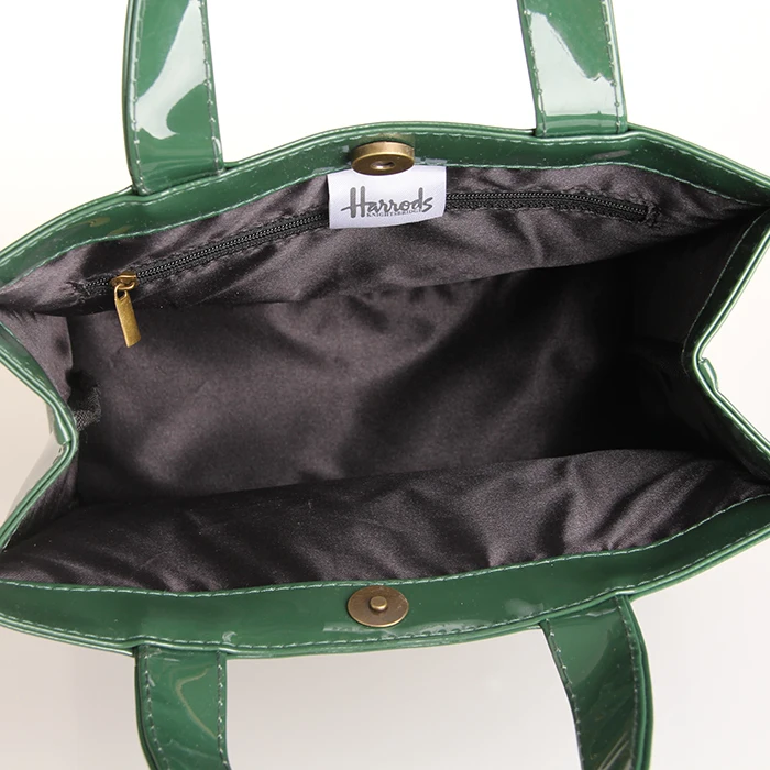 Модная многоразовая хозяйственная сумка из ПВХ, женская сумка, Экологичная лондонская сумка для покупок, Большая вместительная водонепроницаемая сумка, сумка через плечо