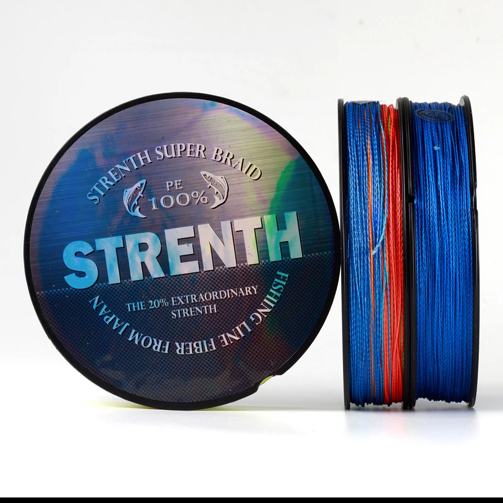 GHOTDA New 100M 4 Strands PE Braided Fishing Line Multifilament Fishing Line